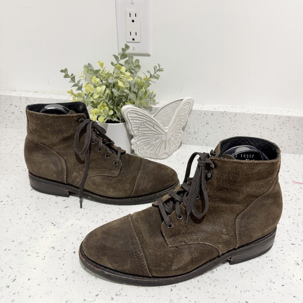 Thursday Boot Co Everyday Captain Men’s Size 9 US Suede Eyelet Lace Up Boots 9